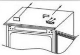 HAIER HATO 174 DE - Reversing the appliance door - 1