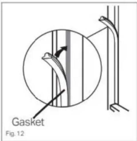 HAIER HATO 174 DE - Mounting the fascia door - 3