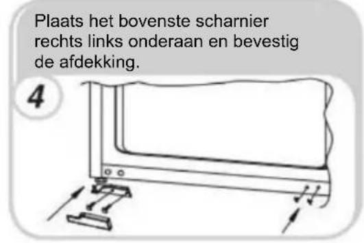 HAIER HATO 174 DE - De deur van het apparaat omkeren - 4