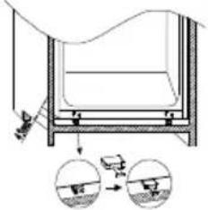 HAIER HATO 174 DE - Montáž zavěsenych dveří - 7