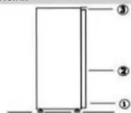 HAIER HATO 174 DE - Inversione dello sportello dell'elettrodomestico - 5