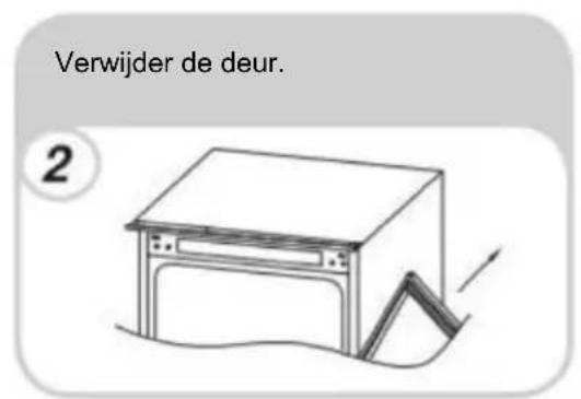 HAIER HATO 174 DE - De deur van het apparaat omkeren - 2