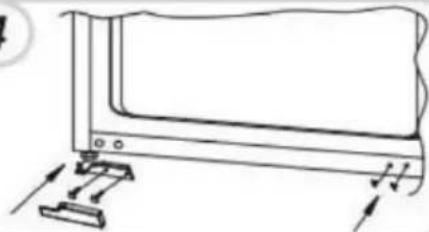 HAIER HATO 174 DE - Inverser la porte de l'appareil - 4