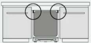 HAIER XS 6B0M4PDB - Στερέωση του πλυντηρίου στην κουζίνα - 3