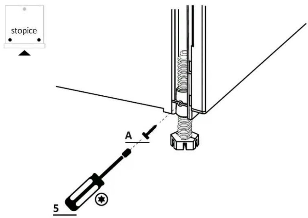 HAIER XS 6B0M4PDB - Pričvršćivanje prednjih stopica - 1