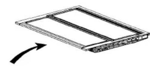 HAIER HTW5618ENPW - Vikbart hyllplan - 1