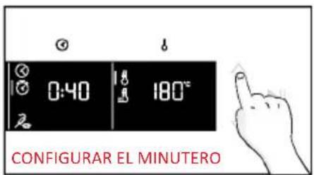 0:40 180° CONFIGurar EL MINUTERO