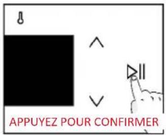 APPUYEZ POUR CONFIRMER