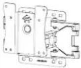 LG 24BA550 - De muurbevestigingsplaat bevestigen - 1