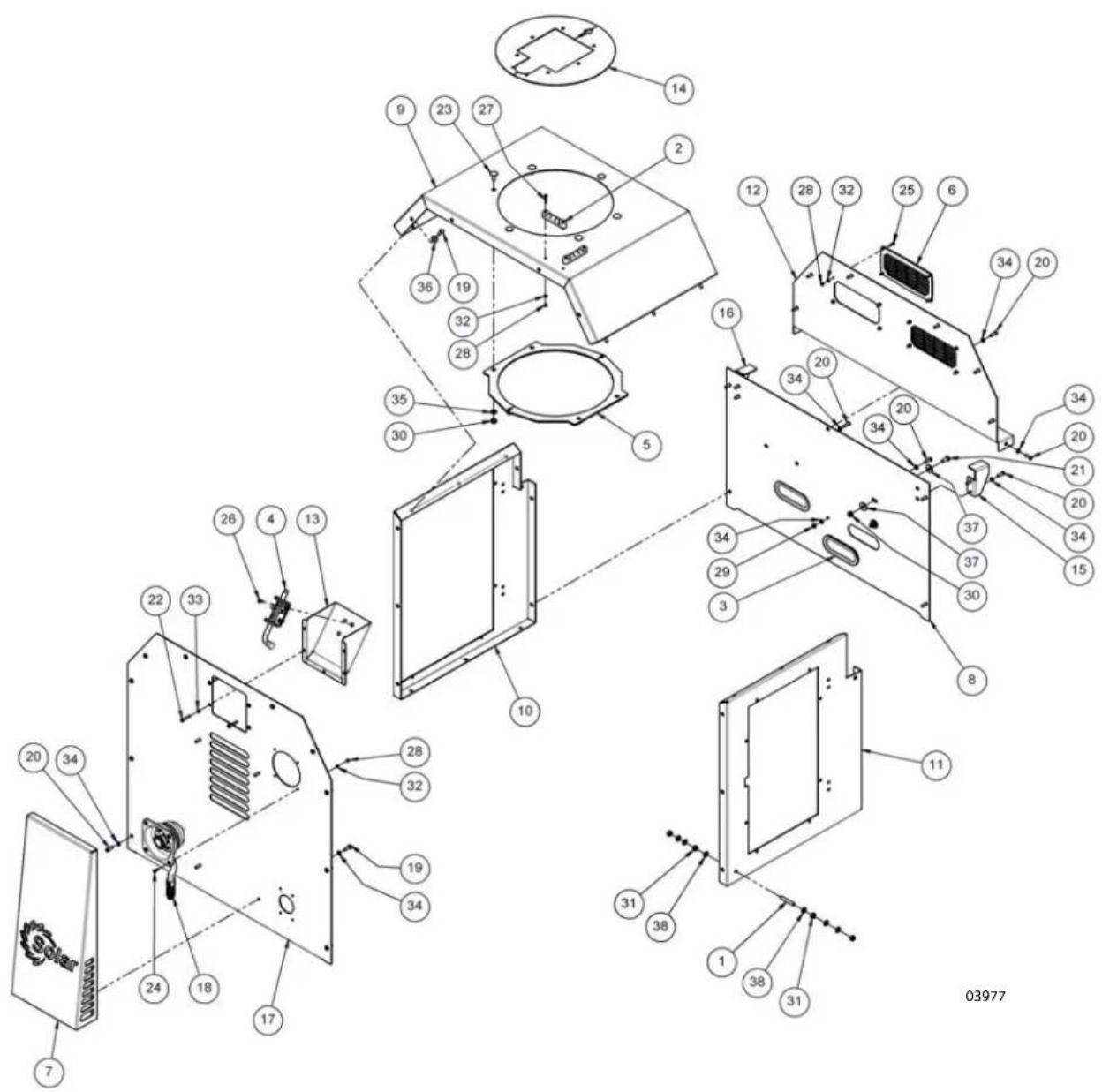 Generac VT-Solar v.1.5 - Item Part No. Qty Description Notes - 2