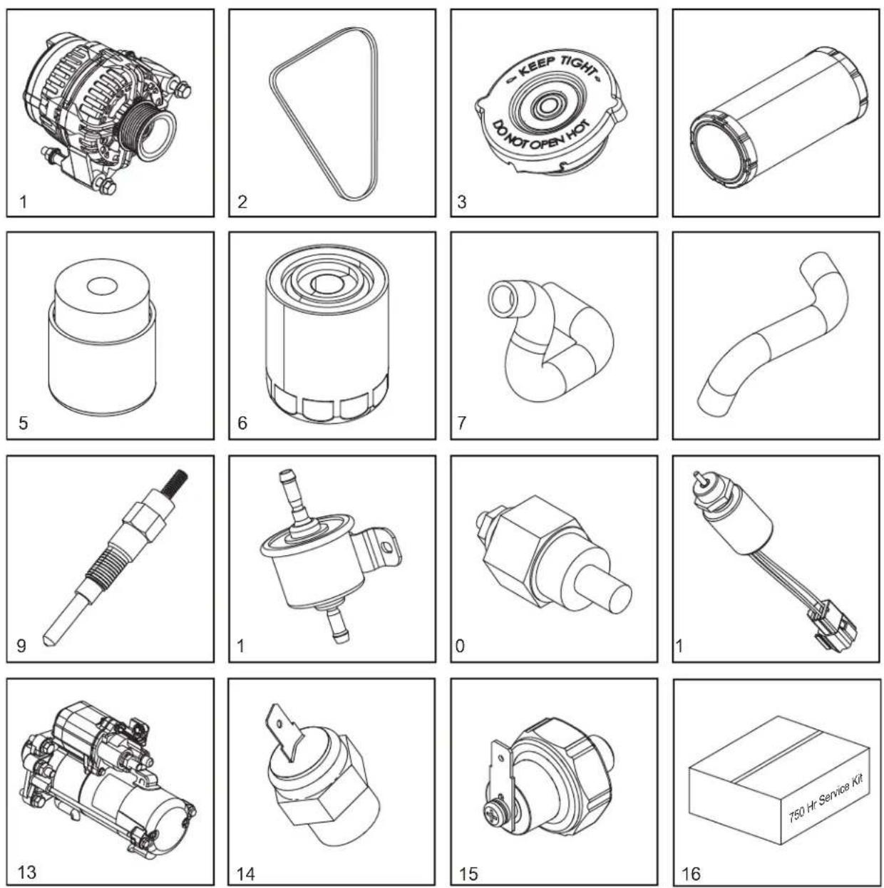 Generac MLT4060 - SERVICE KITS - 1