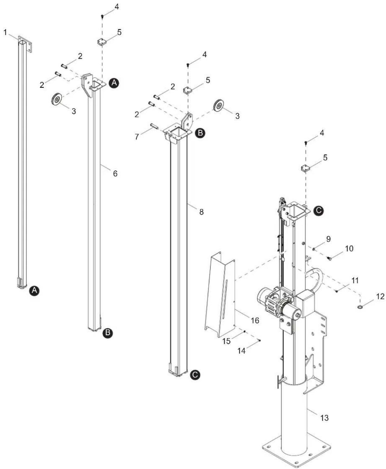 Generac MLT4060 - Item Part No. Qty Description Notes - 1