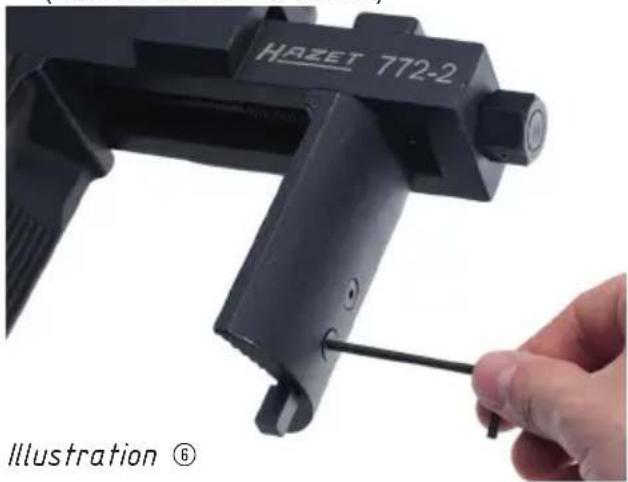 Hazet 772-2/16 - Operation of slotted nuts (installation / removal) - 1