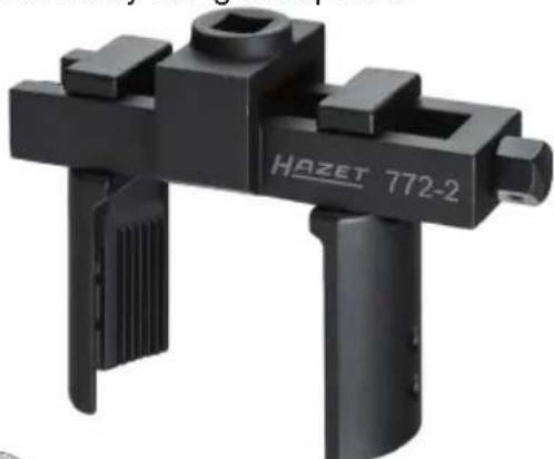 Hazet 772-2/16 - Operation of axle nuts (installation / removal) - 1