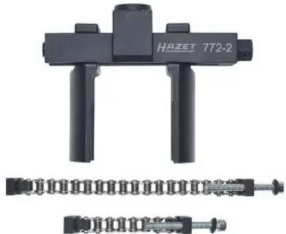 Hazet 772-2/16 - Operation of axle nuts (installation / removal) - 3