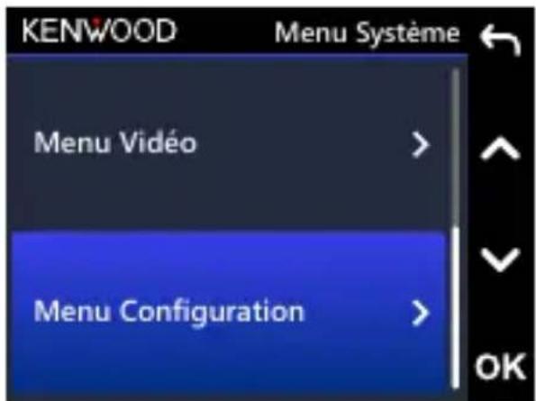KENWOOD DRV-A510W - Menu Configuration - 1