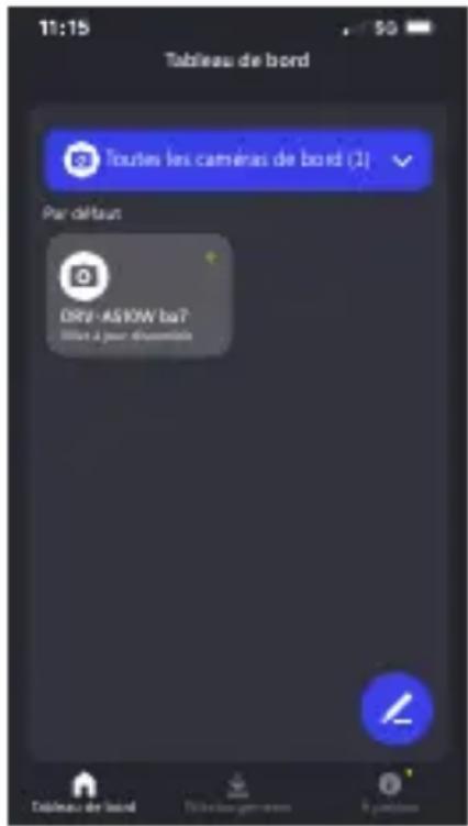 KENWOOD DRV-A510W - Mises à jour OTA avec l'application KENWOOD DASH CAM MANAGER sur un smartphone - 1
