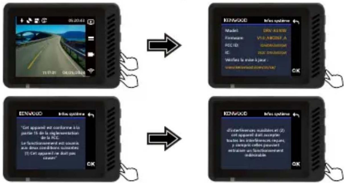 KENWOOD DRV-A510W - Remarque : - 1