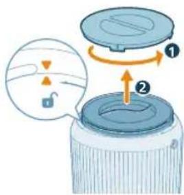 PHILIPS AC0920 - Installazione del filtro - 2