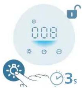 PHILIPS AC0920 - Impostazione del blocco bambini - 2
