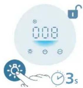 PHILIPS AC0920 - Užrakto nuo vaikų nustatymas - 2