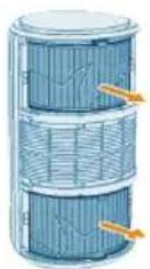PHILIPS AC4220 - Einsetzen der Filter - 2