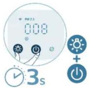 PHILIPS AC4220 - Resetování připojení Wi-Fi - 1