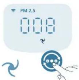 PHILIPS AC4220 - Promena postavke režima - 2