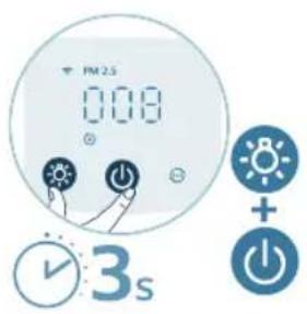 PHILIPS AC4220 - Wi-Fi bağlantısını sıfırlama - 1