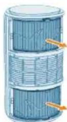 PHILIPS AC4220 - Suodattimien asentaminen - 2