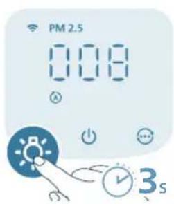 PHILIPS AC4220 - Ställa in barnlåset - 2