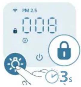 PHILIPS AC3210 - Çocuk kilidini ayarlama - 1