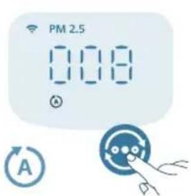 PHILIPS AC3210 - Spreminjanje nastavitve načina - 1