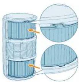 PHILIPS AC3210 - De filters plaatsen - 4