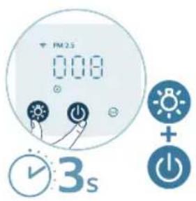 PHILIPS AC3210 - Wi-Fi savienojuma atiestatīšana - 1