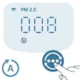 PHILIPS AC3210 - Tila-asetuksen vaihtaminen - 1
