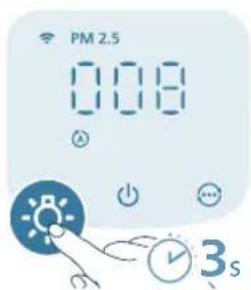 PHILIPS AC3210 - Configurar o bloqueio infantil - 2