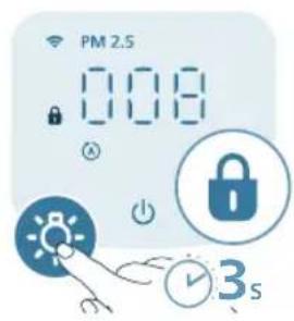 PHILIPS AC3210 - Bērnu slēdzenes iestatīšana - 1