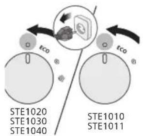 PHILIPS STE1020 - Membersihkan dan menyimpan penstim dirian - 1