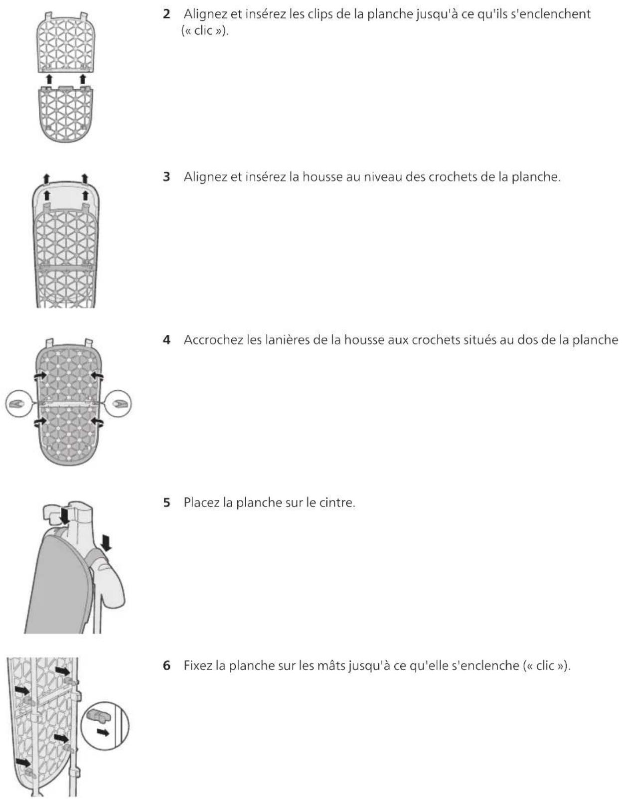 PHILIPS STE1020 - Installation de la planche - 2