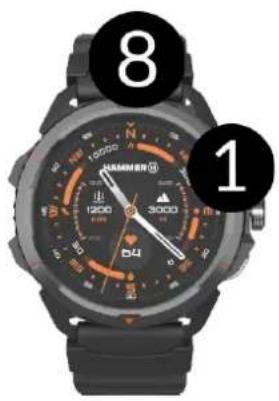 Hammer Watch 2 Lite - Kella disain - 1