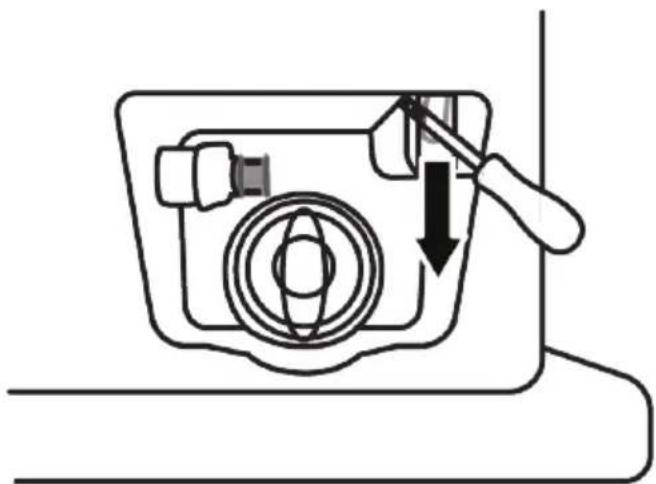 GRUNDIG GW9I91041A - Ouverture de la porte de chargement en cas de panne électrique : - 4