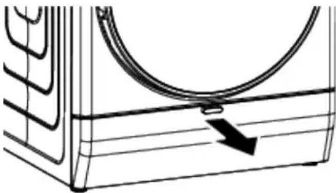 GRUNDIG GW9I91041A - Ouverture de la porte de chargement en cas de panne électrique : - 3