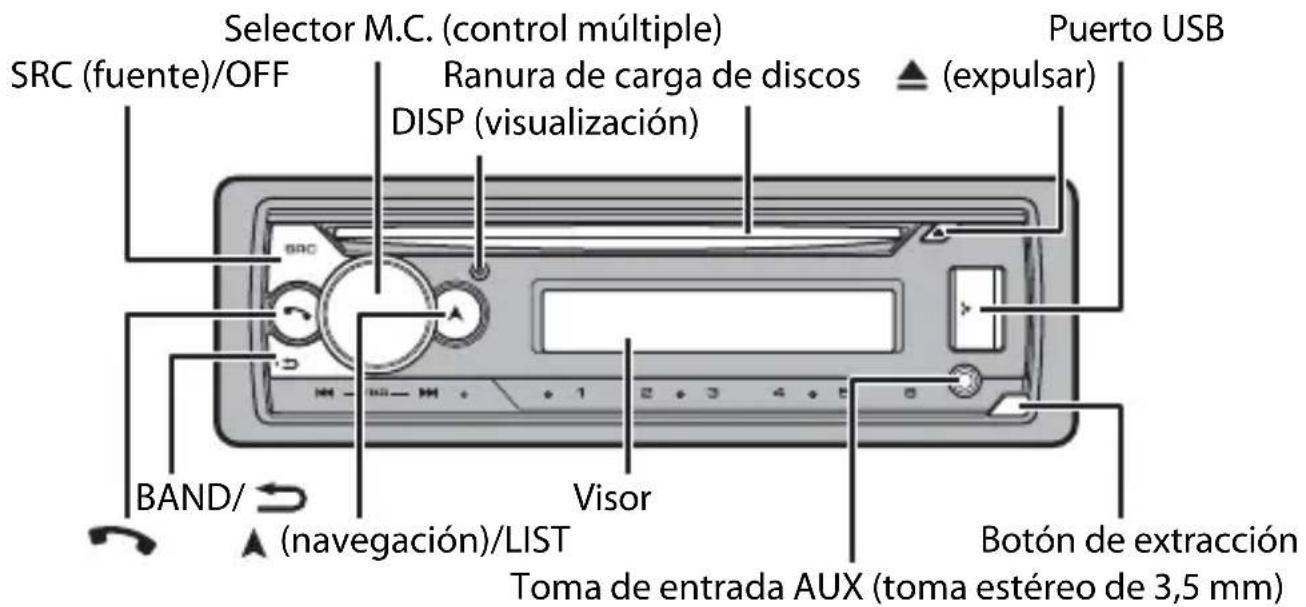 PIONEER DEH-S41BT - Funcionamiento básico - 1
