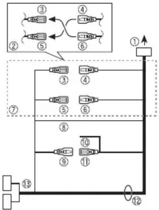 PIONEER DEH-S040BT - Stroomkabel - 1