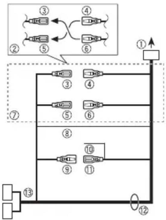PIONEER DEH-S040BT - Power cord - 1