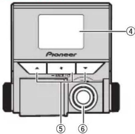 PIONEER VREC-DZ600 - Noms des éléments - 3