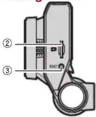 PIONEER VREC-DZ600 - Noms des éléments - 2