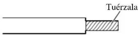 PIONEER GM-X352 - Tuerza el cable de bateria, cable de puesta a tierra y cable de control remoto del sistema. - 1