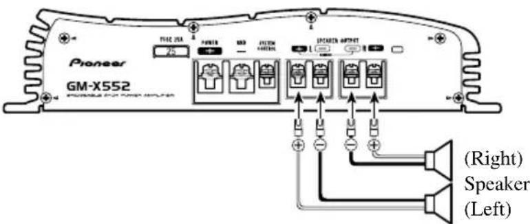 PIONEER GM-X352 - Two-channel mode (stereo) - 1